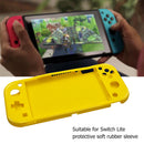 Silicone Protective Cover Case for Nintendo Switch Lite Console (Yellow) Newly