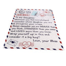 Soft Flannel Blanket Digital Printing Double-sided Envelope Sofa Cover Blanke