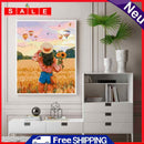 Rice Field Girl Oil Paint By Numbers DIY Home Decoration Gift Wall Pictures Kit