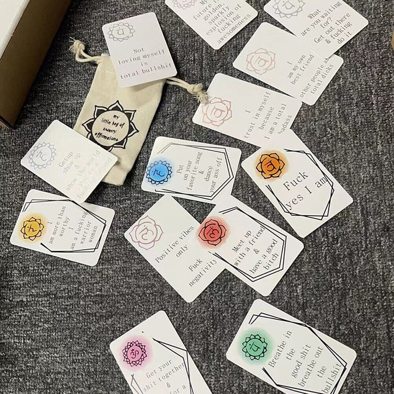 16pcs Affirmation Card Funny Postcards Funny Affirmation Card for Friends Fam