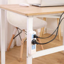 Self-adhesive Reusable Wall Socket Holder Power Plug Cable Wire Organizer