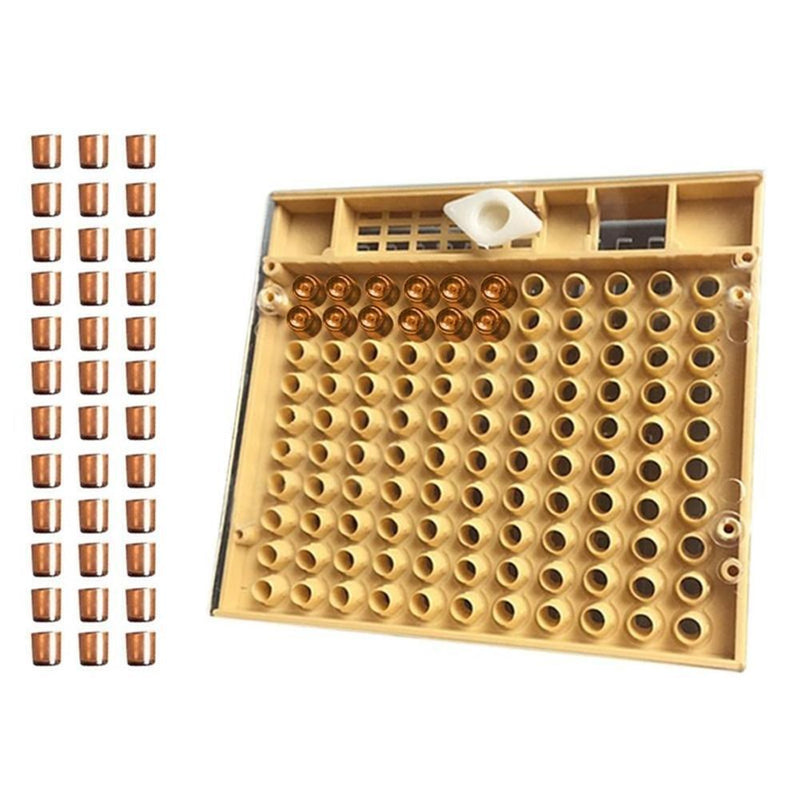 120pcs Bee Cell Cups Queen Rearing System Beekeeping Tool Cultivating Box Newly