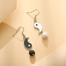 Stud Earrings Personality Dangle Earrings Yin Yang Gossip Tai Chi Earrings