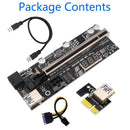 PCI-E Riser Card 60cm USB 3.0 Cable PCI Express 16X to 1X Extender Adapter