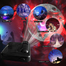 LED Projector Lamp Photo Atmosphere Girls Bedroom Night Light Decor (Moon)