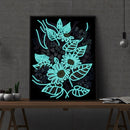 Flower Kit Luminous Art 5D DIY Part Special Shape Drill Picture Diamond Pai