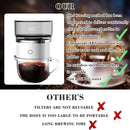 All-in-One Portable Coffee Maker Espresso Home Office Hand Brew Coffee Machine,`