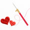 French Crochet Embroidery Drum Beading Hoop Hook Needles Knitting Sewing Tool