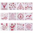 Craft Stamp Layering Stencils Scrapbooking Merry Christmas Painting Template
