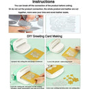 Heart Border Edge Frame Metal Stencil DIY Scrapbook Craft Cards Album M2G8