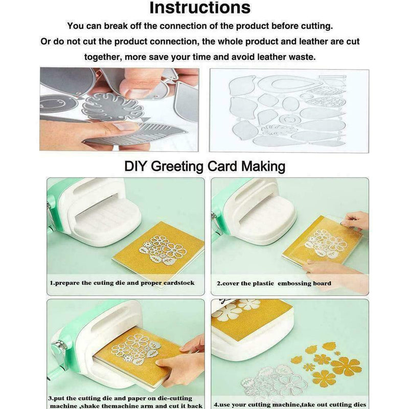 Heart Border Edge Frame Metal Stencil DIY Scrapbook Craft Cards Album M2G8