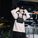 Hip Hop Vest Bag Men Women Oxford Cloth Waistcoat Streetwear Shoulder Belt