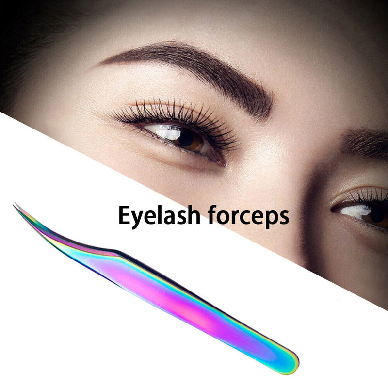 Durable Eyelash Extension Tweezers Volume Lashes Makeup Tool for Salon Home