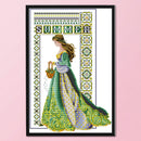 Partial Embroidery 14CT DIY Summer Angel Girl Printed Cross Stitch Kit (1) Newly