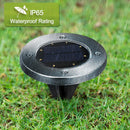 8 LED Solar Buried Light Under Ground Lamp Outdoor Path Way Garden Lamp Newly