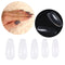 Artificial Fingernails, Square, Transparent, 500-Piece