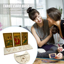 #A Wooden Tarot Card Base Moon Shape Tarot Card Stand Holder Gifts for Enthusias