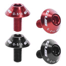 2pcs GUB G-510 Mountain Bike Water Bottle Holder Cage Screws Bolts (Red)