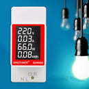 SDM008 LCD Digital Wattmeter kWh Voltage Current Power Consumption Energy M