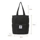 Japanese Korean Canvas Handbags Large Capacity Women Girl Student Shopping Tote