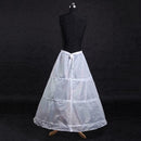 3-Hoop A-Line White Long Dress Wedding Gown Petticoat Slips D1D9 Underskirt O5Y8