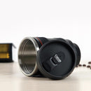 350mL Camera Lens Shape Coffee Tea Mug with Lid Vacuum Flasks Thermal Cup Newly
