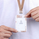 Bear Bank Card Holder ID Credit Holder Identity Badge Cover Bus Card Case