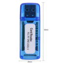 4 in 1 Memory Card Reader USB 2.0 All in One Cardreader for Micro SD TF M2 Newly