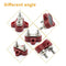 Bus Bar Terminal Block Heavy Duty Dual M6 Power Distribution Stud (Red)