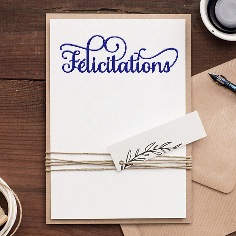 French Alphabet Cutting Die for DIY Scrapbooking Embossing Die Cuts (H4841)