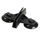 5x Black Plastic Divider Sheet Holder Suction Cups for Aquarium Fish Tank Newly