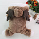 #A Christmas Decoration Warm Cat Clothes Cartoon Dogs Hoodies Not Fade Pet Suppl