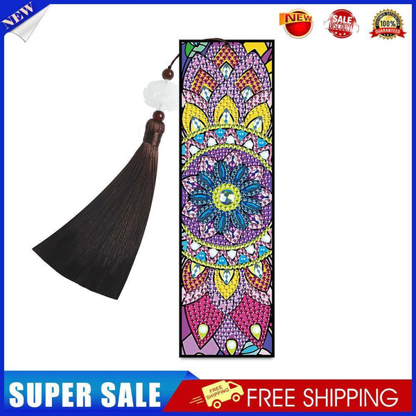 5D DIY Diamond Painting Bookmark Mandala Mosaic Tassel Book Crafts (FQY015)