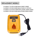 DC9310 Battery Charger Cable Adaptor For Dewalt 7.2V-18V Nicad & Nimh Battery