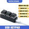 Function Mechanical Keyboard Rgb Backlight 3 Keys Self-setting DIY Keycap D5M0