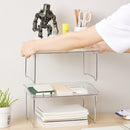 Storage Shelf Stackable Files Shelf Table Sundries Rack Organizer Holder