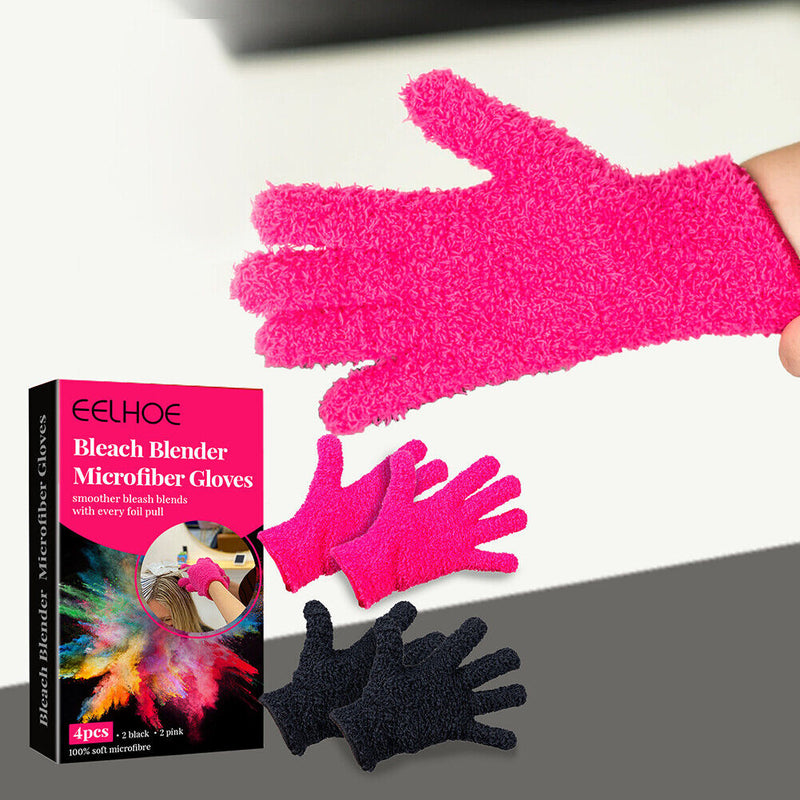 Home Microfiber Hair Dyed Gloves Durable Salons Hairdressing Tools Set Newly