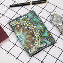 DIY Special Shaped Diamond Painting Leather Travel Passport Cover Protector