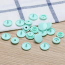 Akaddy 50pcs Push Button Lock DIY Baby Clothing Push Button (Sky