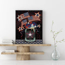 5D Diamond Painting Independence Day Full Round Drill DIY Wall Home Decoratio