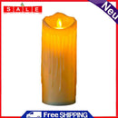 Flameless LED Tealight Flickering Wedding Home Party Candles Light (5x15cm)