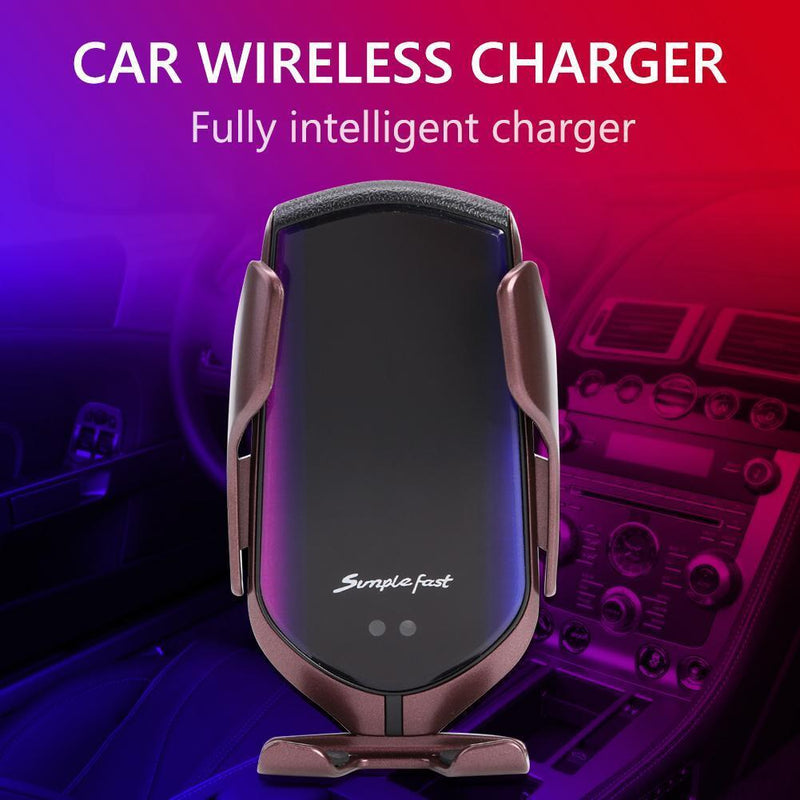 R1 Wireless Car Charger Phone Stand 10W Smart Charger for Mobile Phone Universal