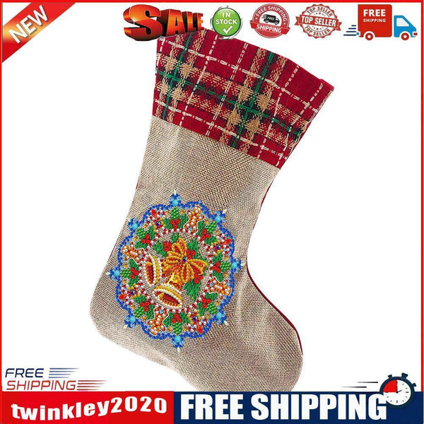 2X Diamond Painting Christmas Stockings DIY Xmas Mosaic Making Kit (SDW010)