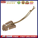 Molle Backpack Tool Elastic Rope Webbing Buckle Outdoor Kits (Light Brown)