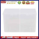 2 Compartments Cotton Pad Swab Storage Gel Polish Remover Nail Art Container