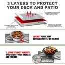 Fire Pit Grill Mat Fireproof for Outdoor Camping BBQ Wood Burning Blanket