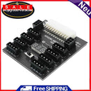 4pin+6pin ATX Power Supply Breakout Board Adapter for Mining LED Connector Kit