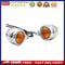 2pcs 12V Turn Signal Lights Retro Amber Light Blinkers Universal for Motorcycle