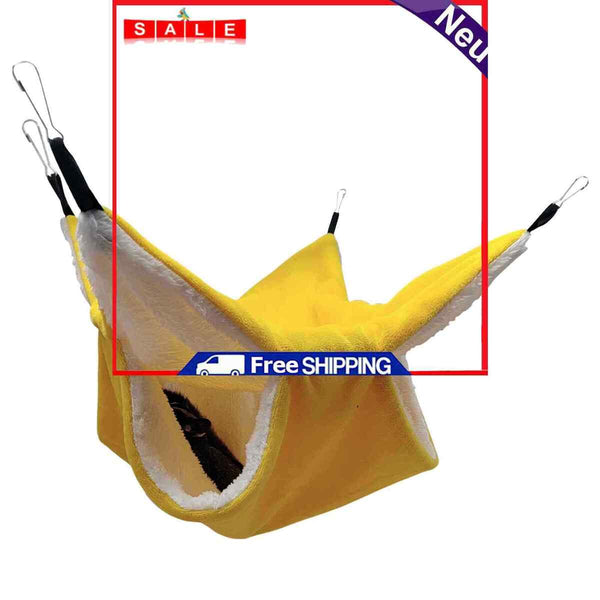 Small Animal Hammocks Pet Playing Sleeping Bed Tunnel Hamsters Swing Cage