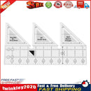 Triangle Quilting Ruler 45 Degree Fabric Cutting Garment Craft (10 inch) Newly